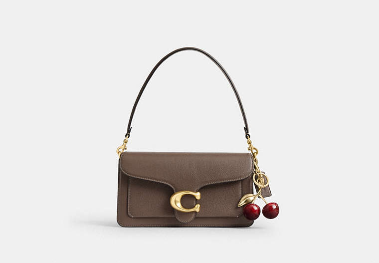 Cherry Bag Charm - Gold/Red Apple