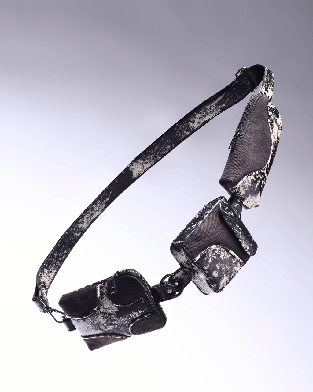 Muddled Cargo Crossbody Belt - Rusted Grain - Fetti