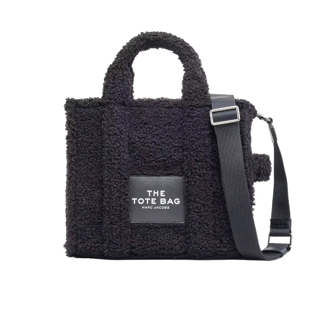 Marc Jacobs The Teddy Medium Tote Bag BLACK