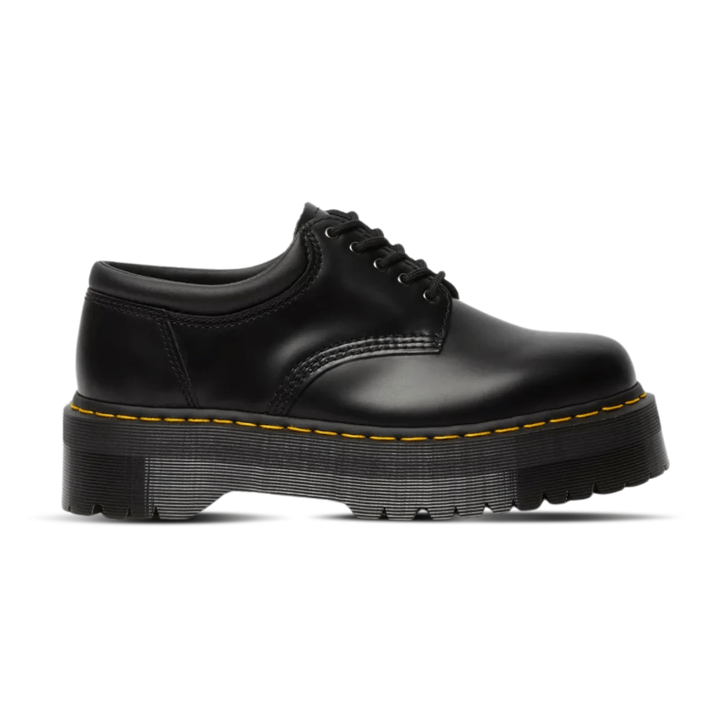 Dr Martens 8053 Leather Platform Casual Shoes Black