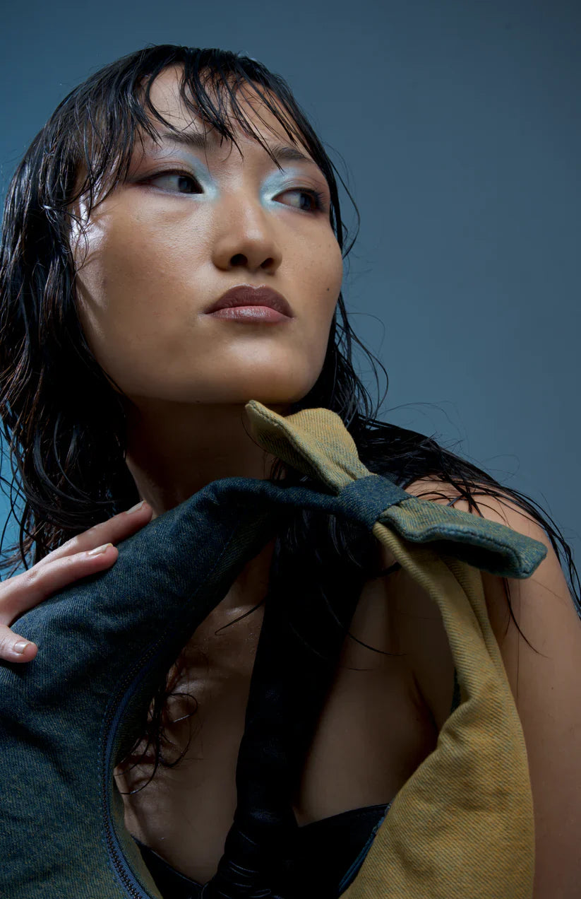 Mélange Hobo Denim Bag - Fetti