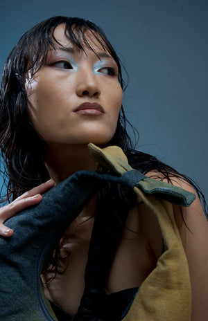 Mélange Hobo Denim Bag - Fetti