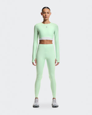 Train Long Sleeve Crop - Womens