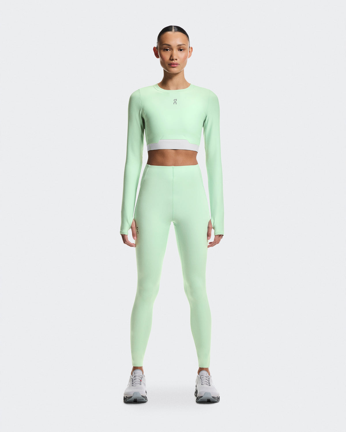 Train Long Sleeve Crop - Womens