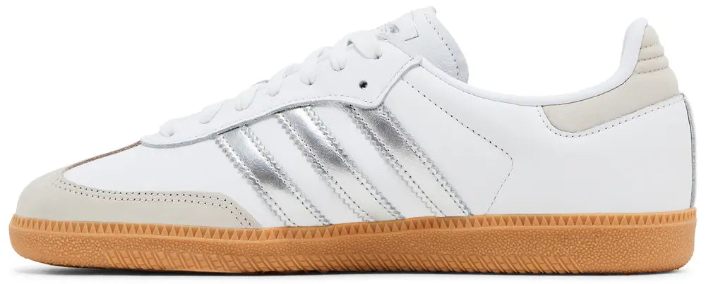 adidas Samba OG White Silver Metallic Grey