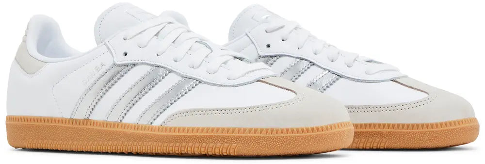 adidas Samba OG White Silver Metallic Grey
