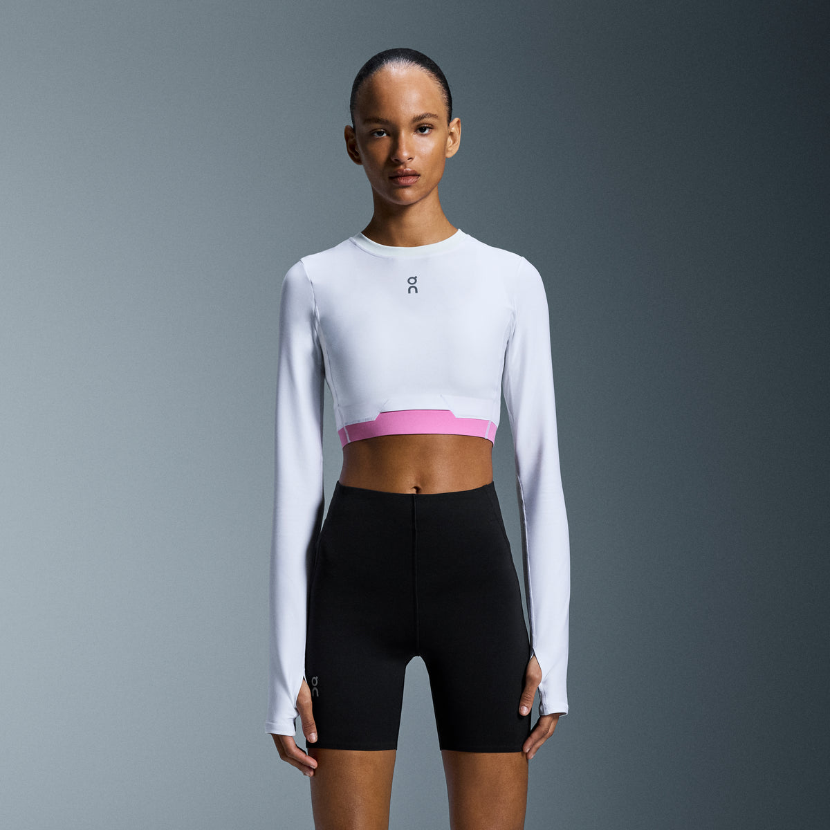 Train Long Sleeve Crop - Womens