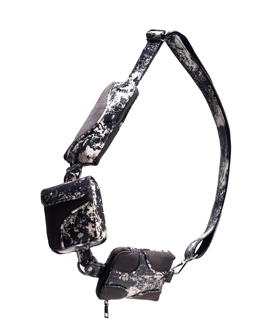 Muddled Cargo Crossbody Belt - Rusted Grain - Fetti