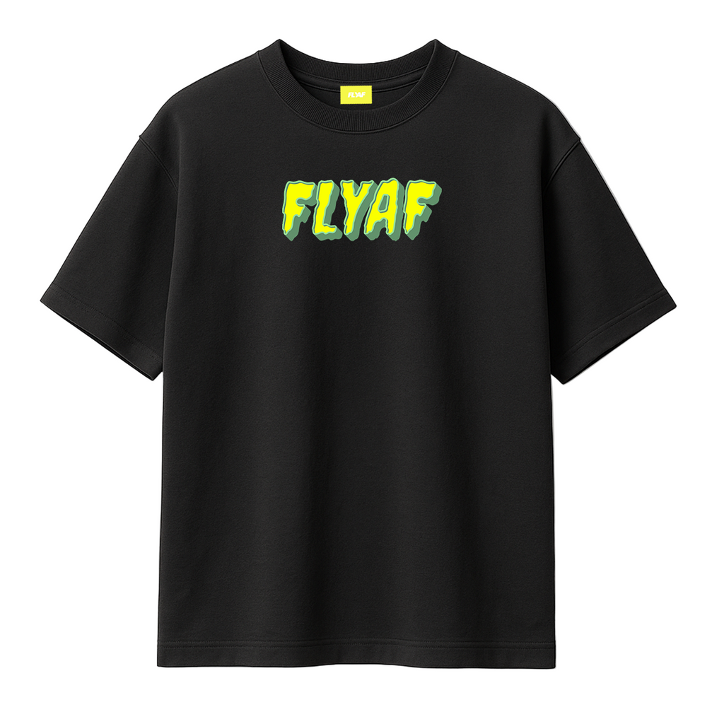 Alligator black puff t-shirt