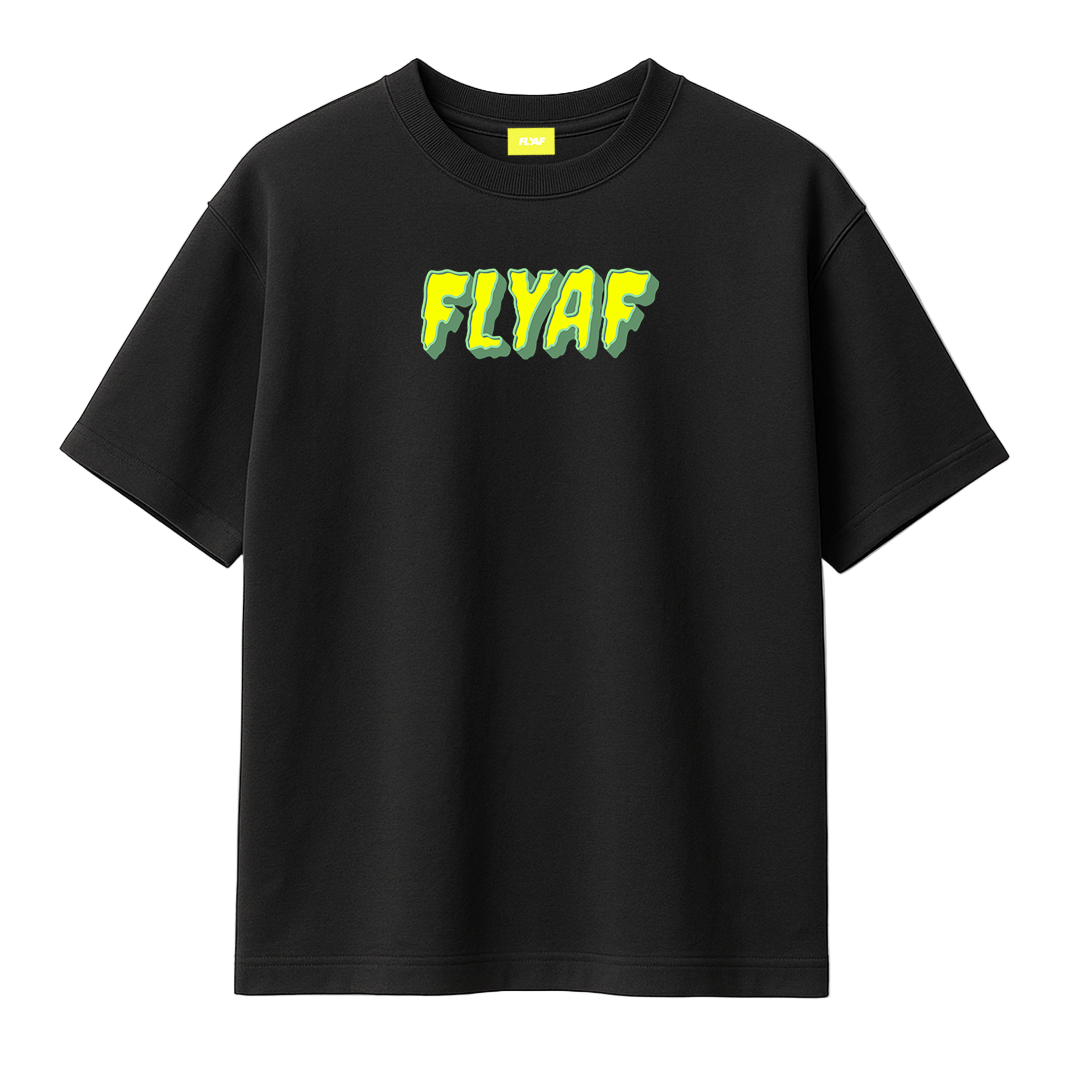 Alligator black puff t-shirt