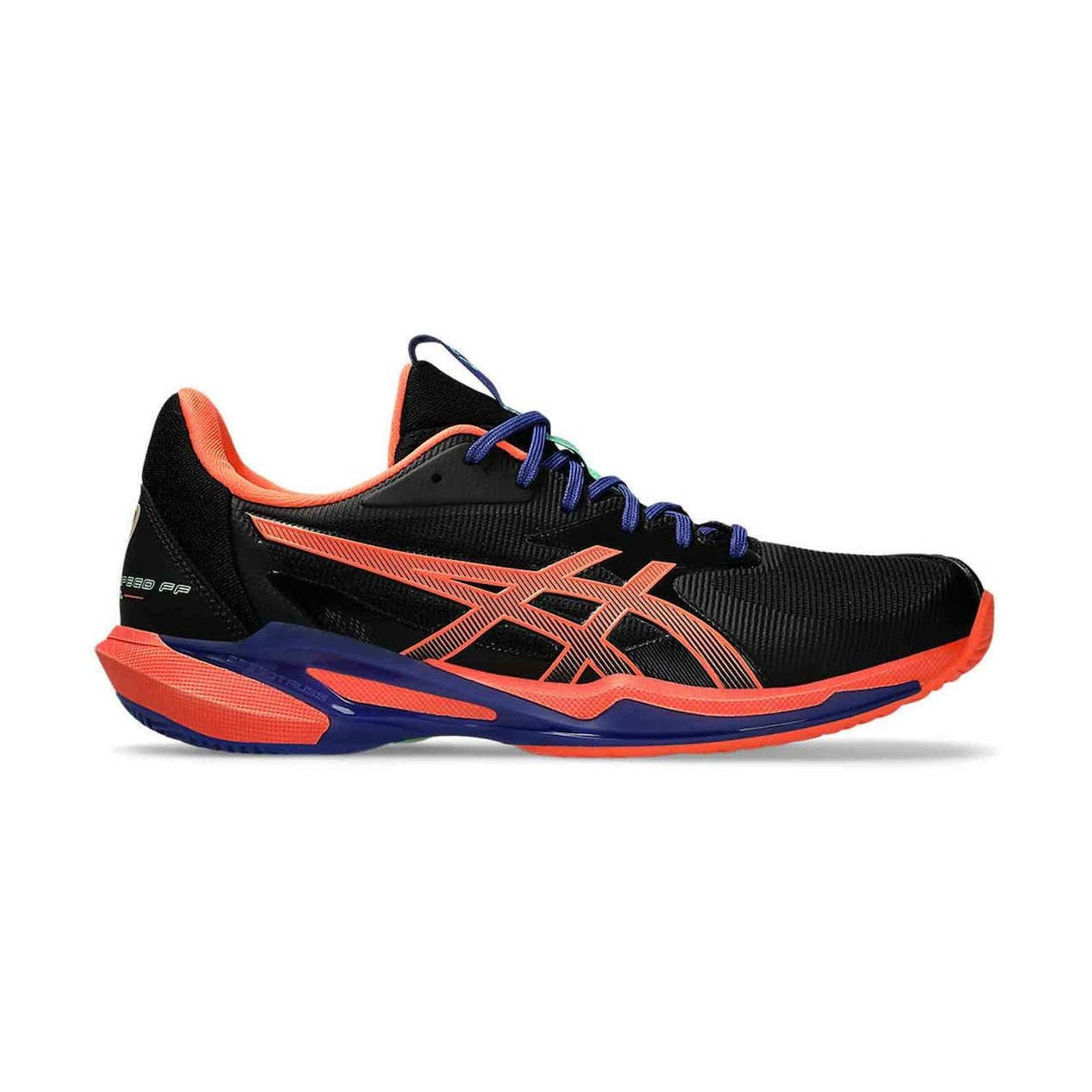 ASICS SOLUTION SPEED FF 3 PADEL Black Vivid Coral