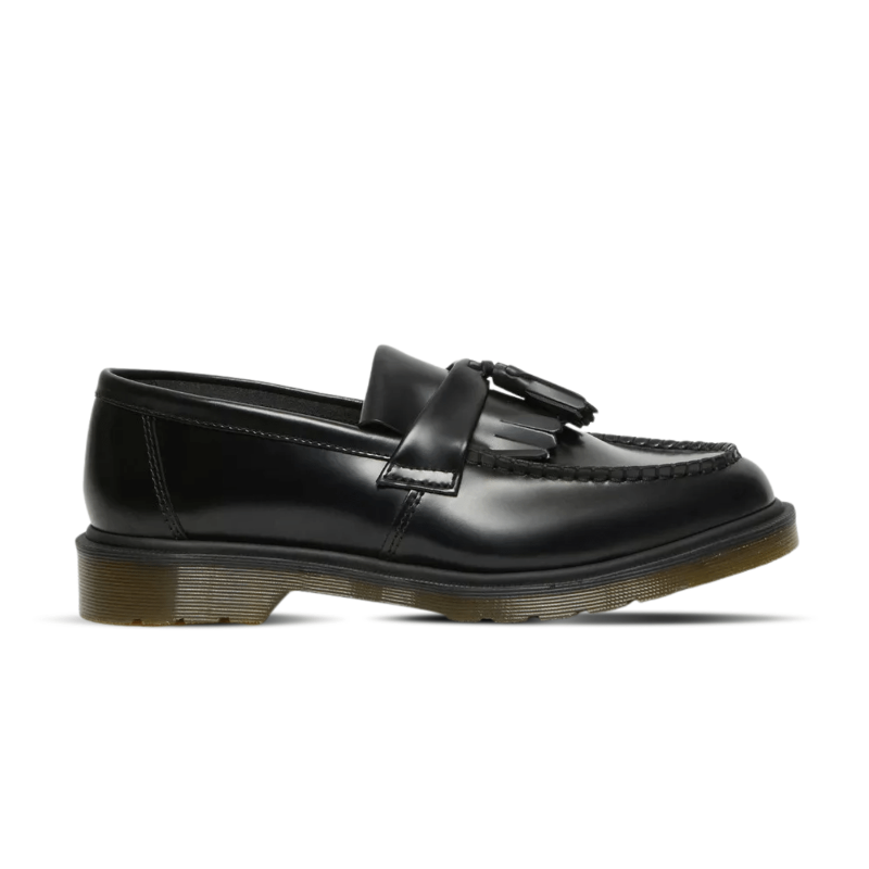 Dr Martens Adrian Smooth Leather Tassel Loafers Black