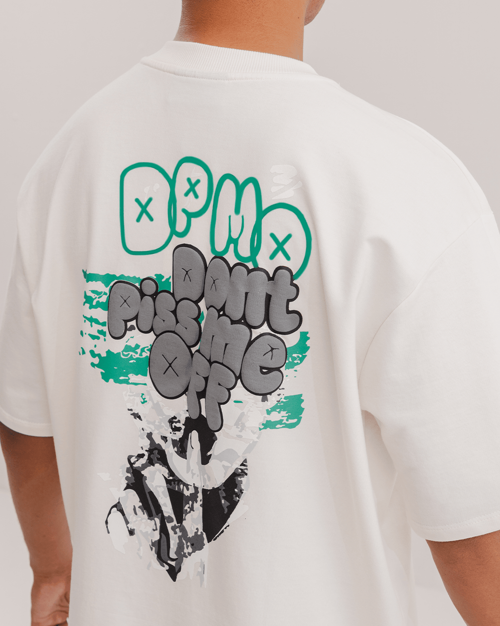 Don't Piss Me Off! - Vintage White