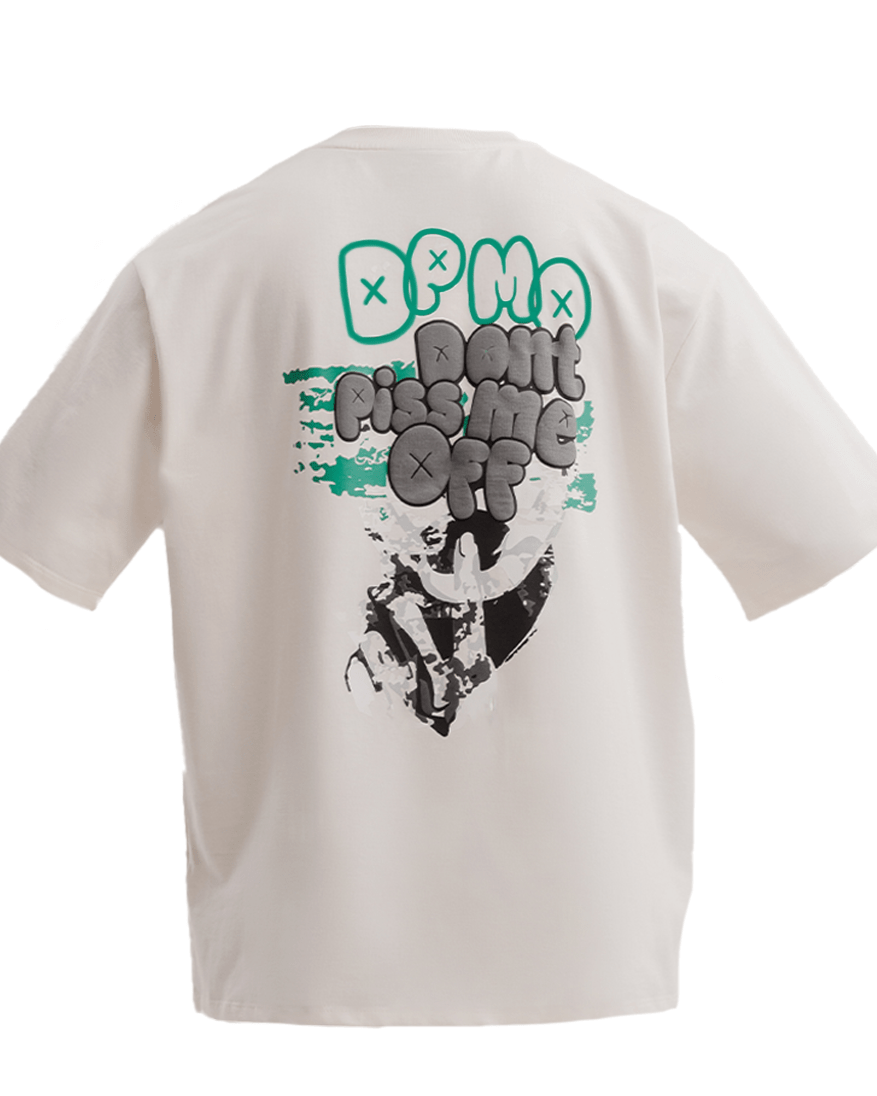 Don't Piss Me Off! - Vintage White