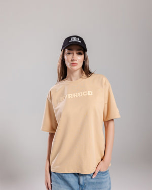 Evrhood Basics! - Beige – Evrhood oversized basic t-shirt
