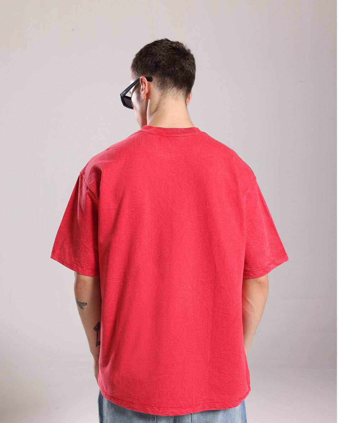 Stone Washed Tee - Coral
