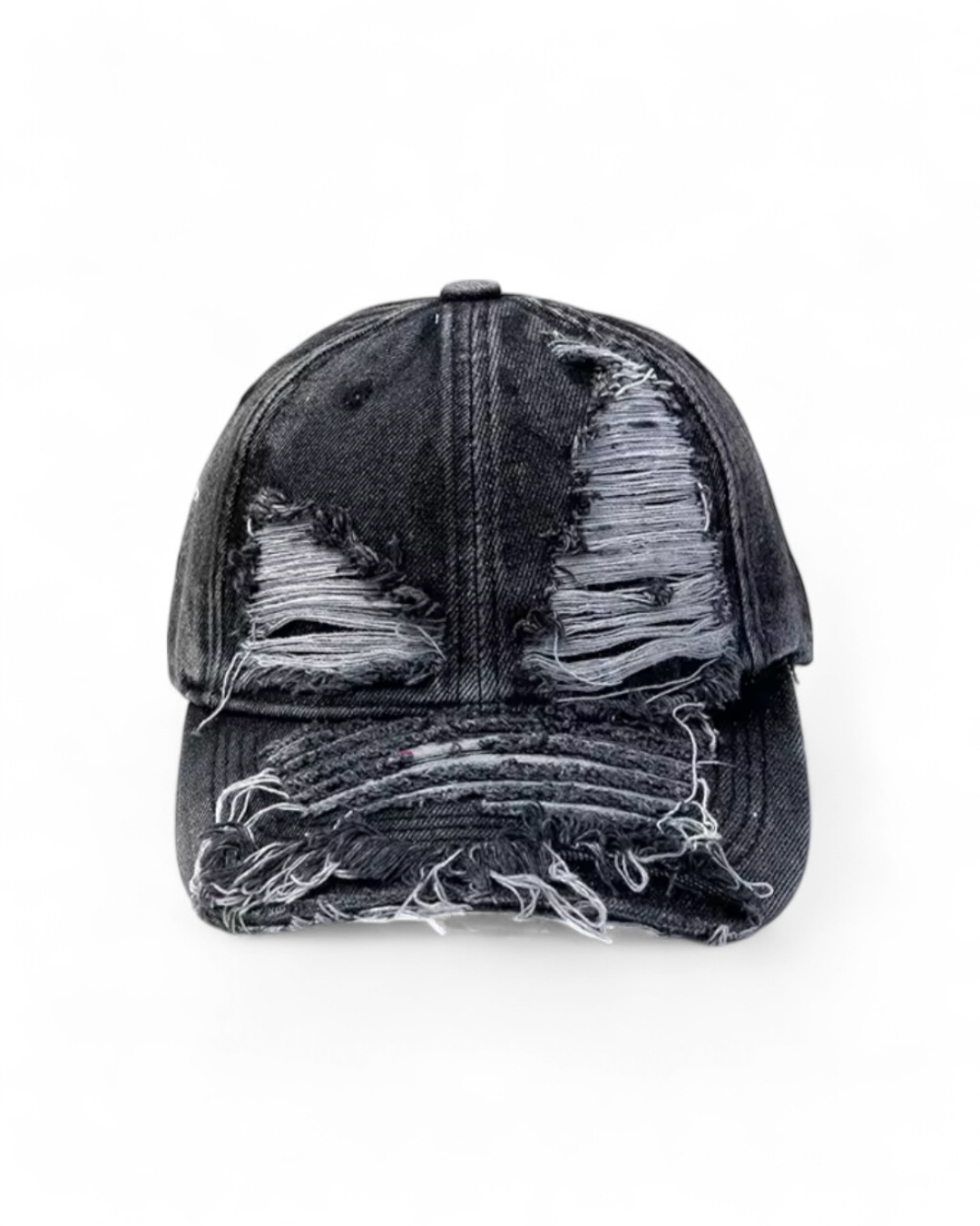 Rustic black  Premium Denim Denim Baseball Cap for Men and Women