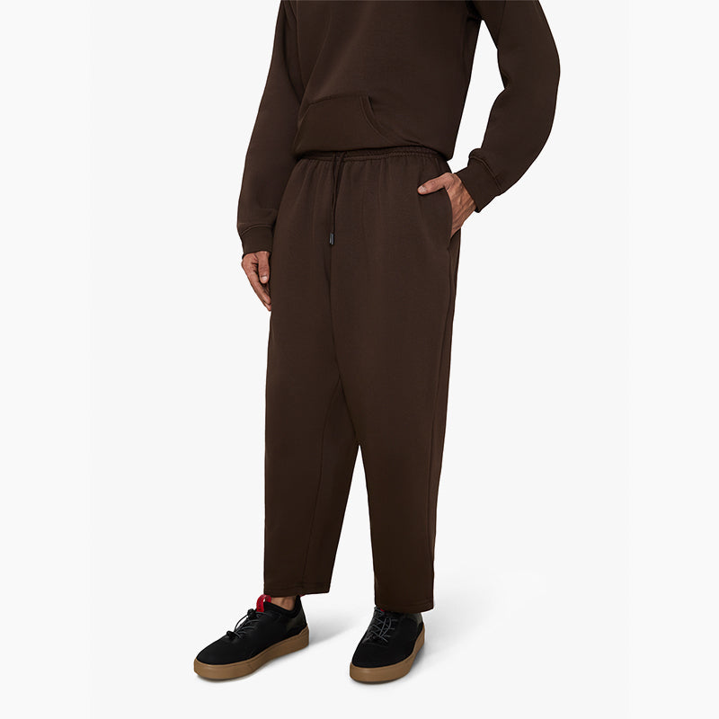 Ludic Bark Brown Cotton Blend Core Joggers