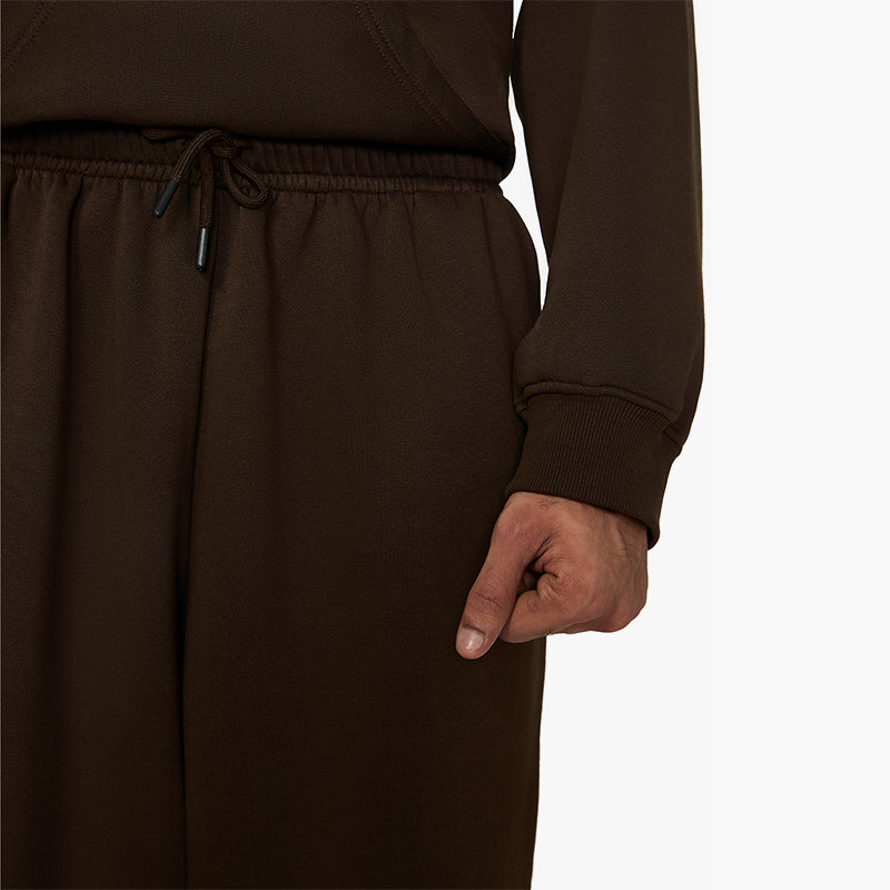 Ludic Bark Brown Cotton Blend Core Joggers