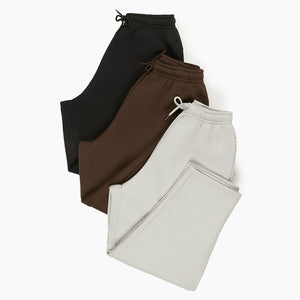 Ludic Bark Brown Cotton Blend Core Joggers