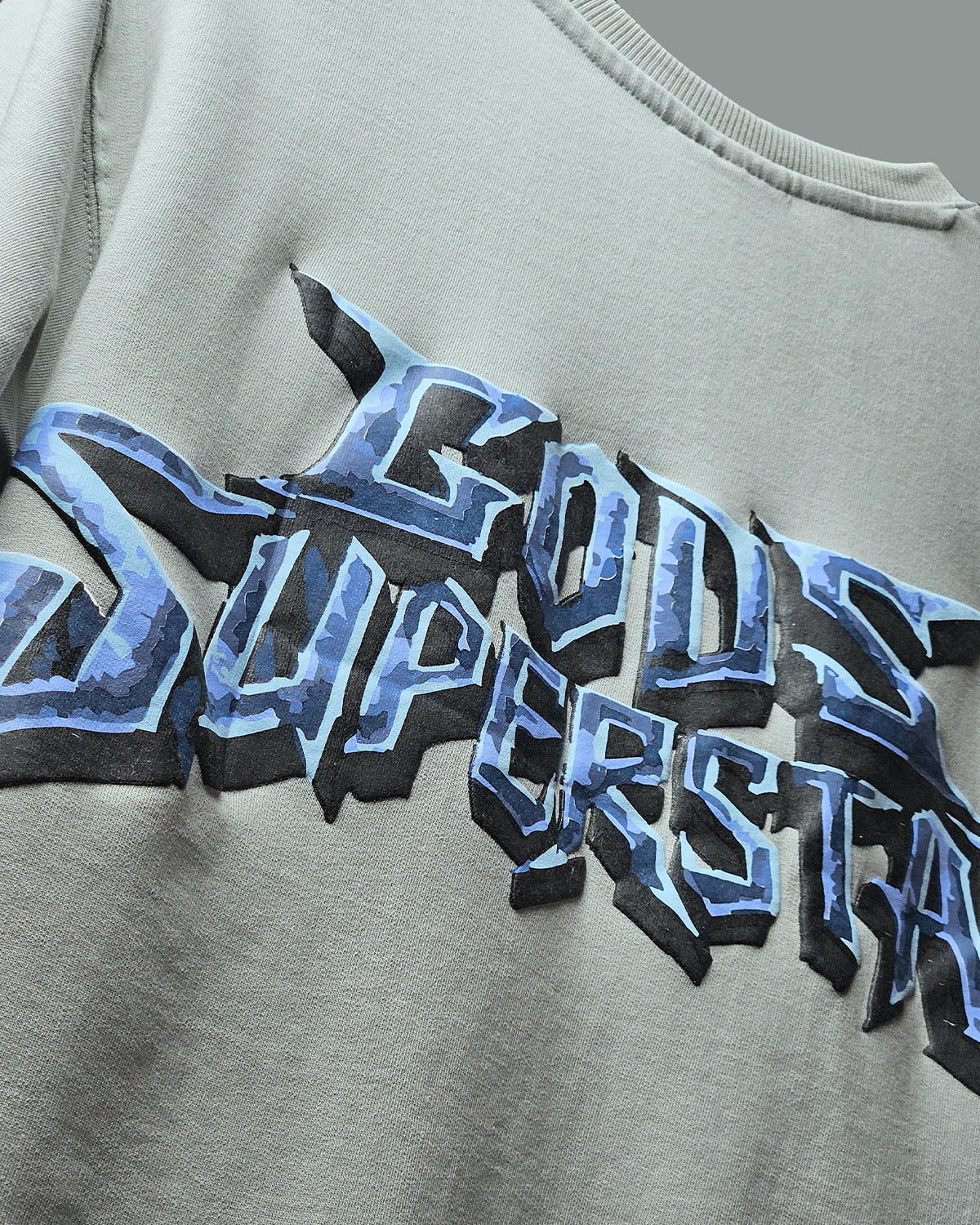LIGHT GREY GODS SUPERSTAR T-SHIRT