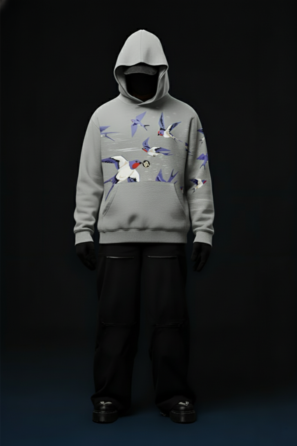 RISE ABOVE GREYWINGS HOODIE