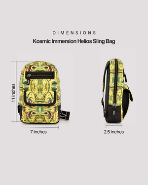 Kosmic Immersion Sling Bag- Helios Women - Fetti