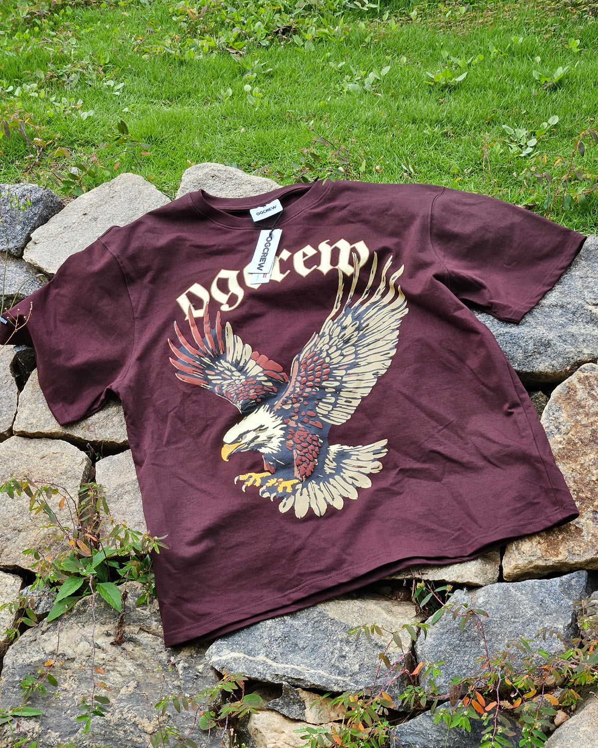 MOCHA BROWN EAGLE T-SHIRT