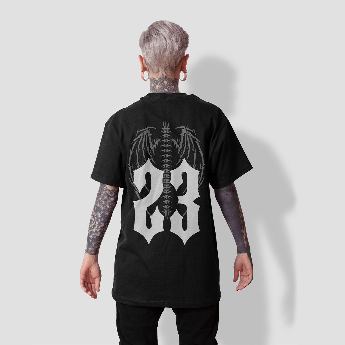 BLACK 23 WINGS T-SHIRT