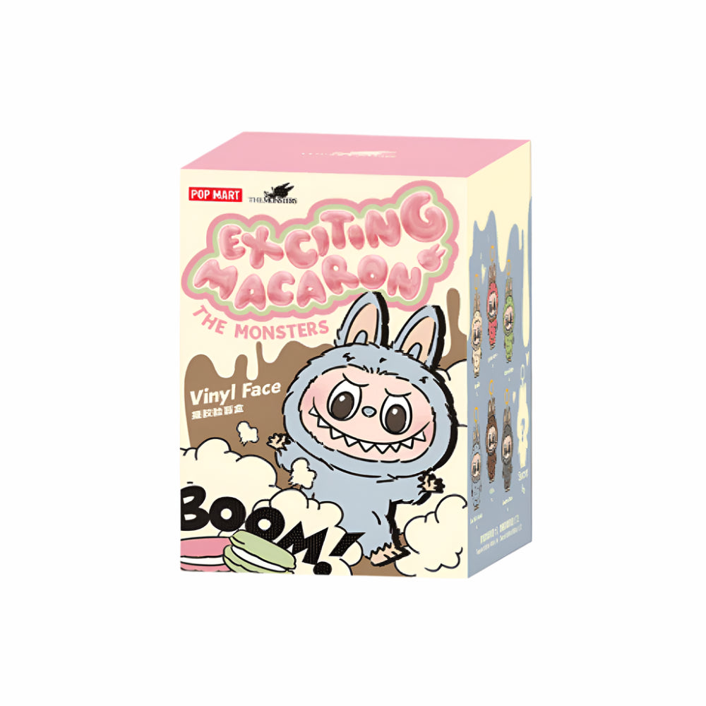 Pop Mart Labubu The Monsters Tasty Macarons Vinyl Face Sealed Case (Pack of 1)