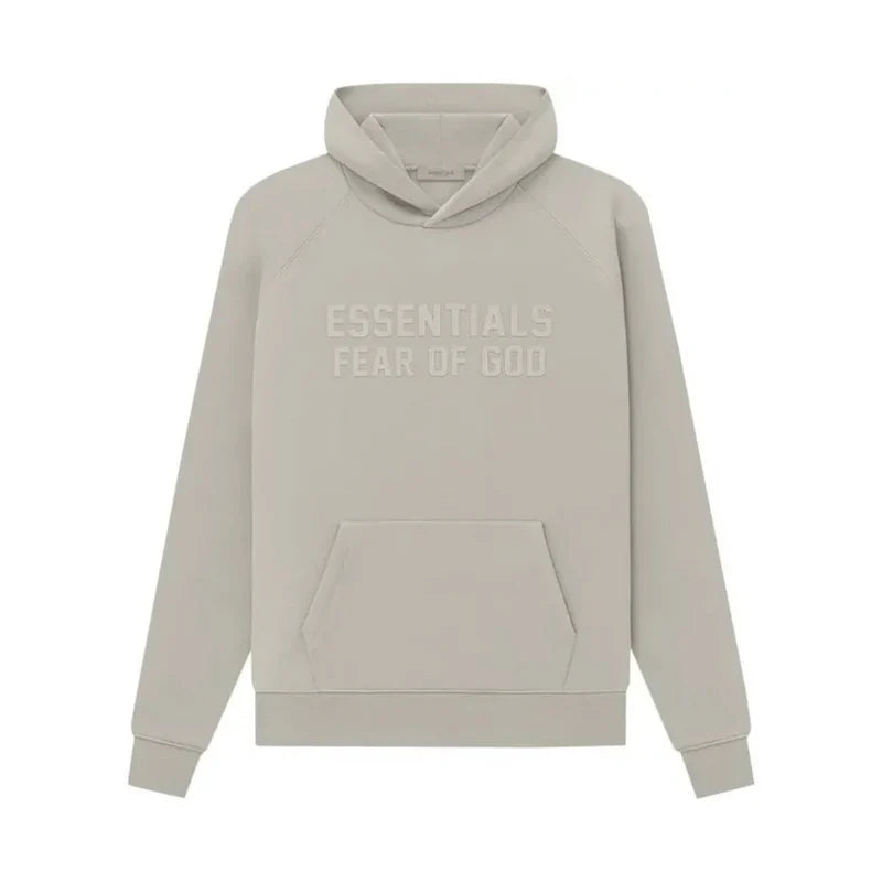 Fear of God Essentials Hoodie Smoke