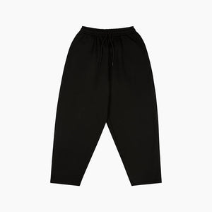 Ludic Classic Black Cotton Blend Core Joggers