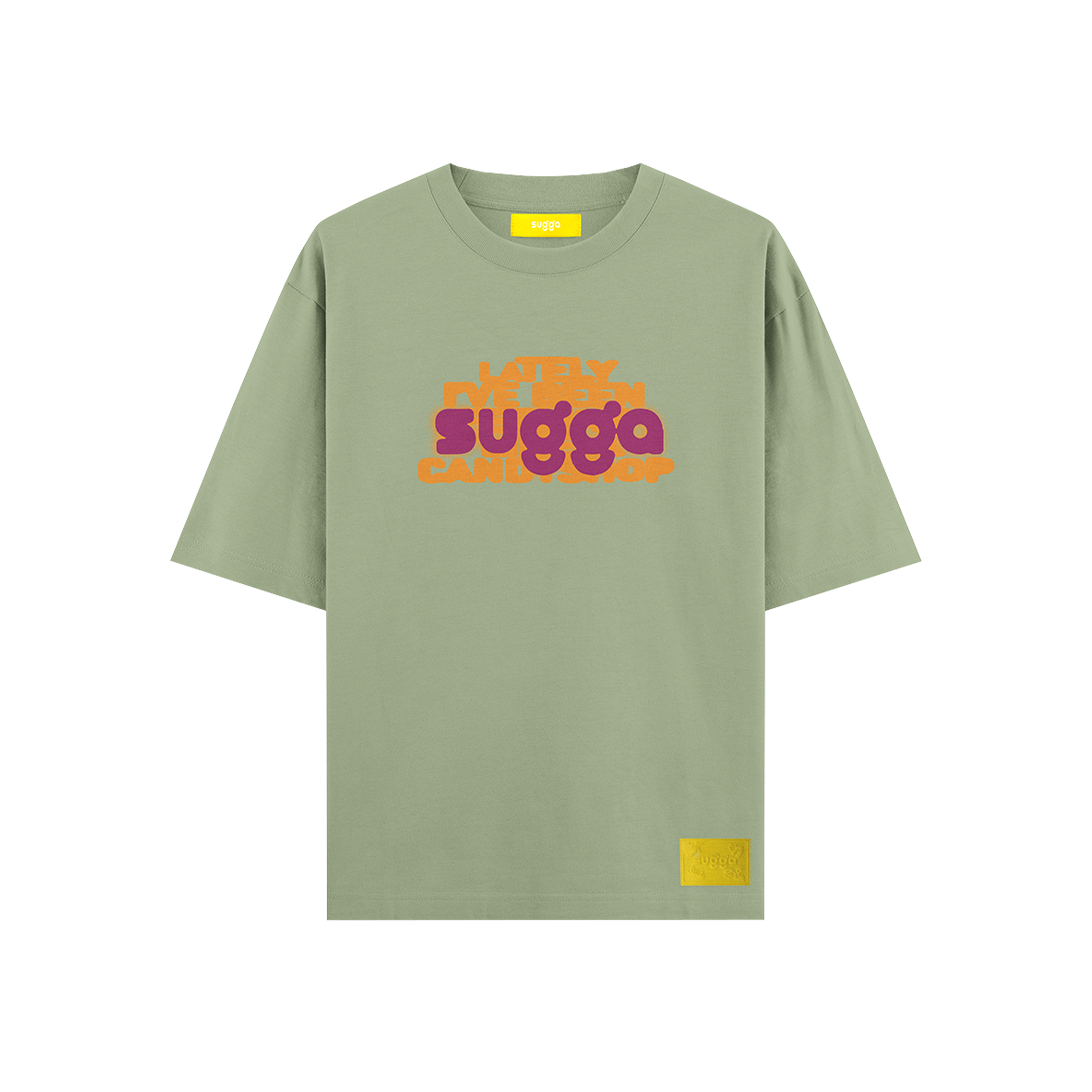 Sugga Candy Shop - Sage Green Oversized Fit