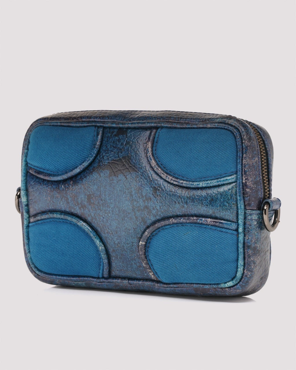 Muddled Unisex Sling Bag - Cracked Indigo - Fetti