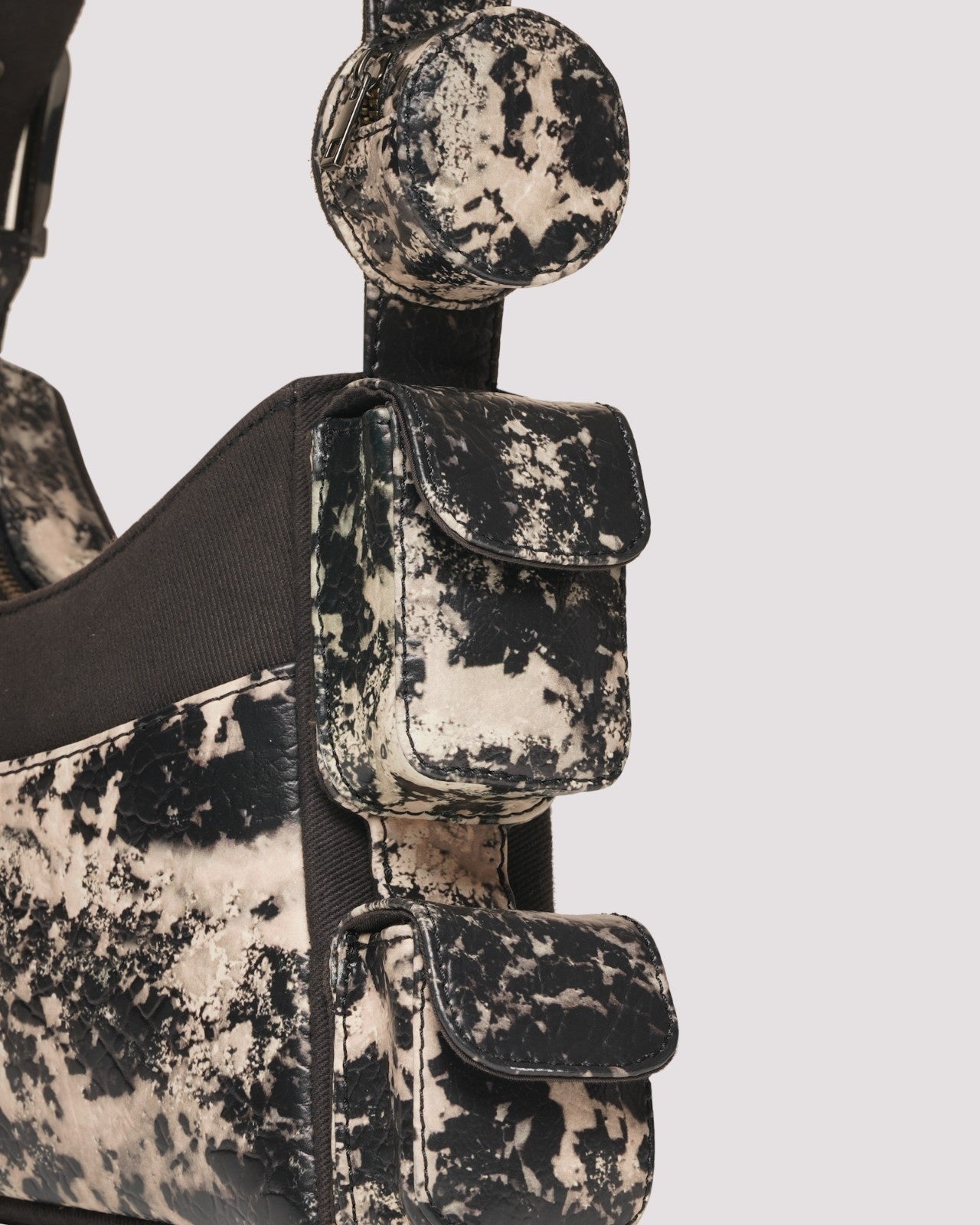 Muddled 3 Pocket Cargo Bag (Small) - Rusted Grain - Fetti