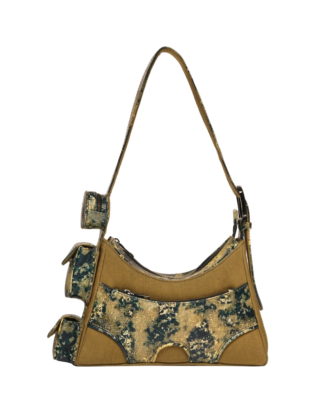 Muddled 3 Pocket Cargo Bag (Small) - Oxidized Olive - Fetti