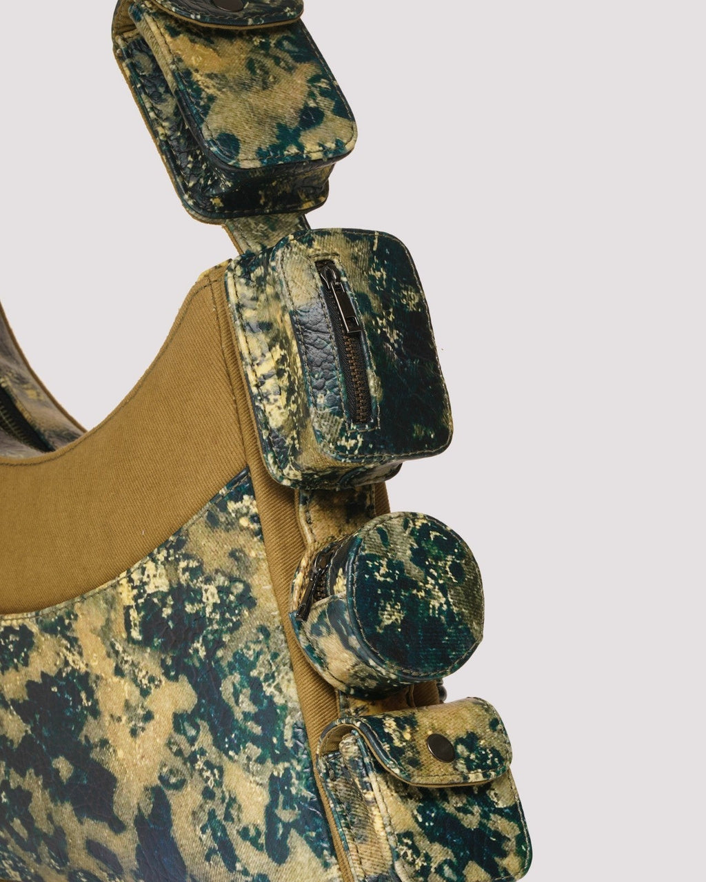 Muddled Cargo Bag - 4 Pocket Oxidised Olive - Fetti