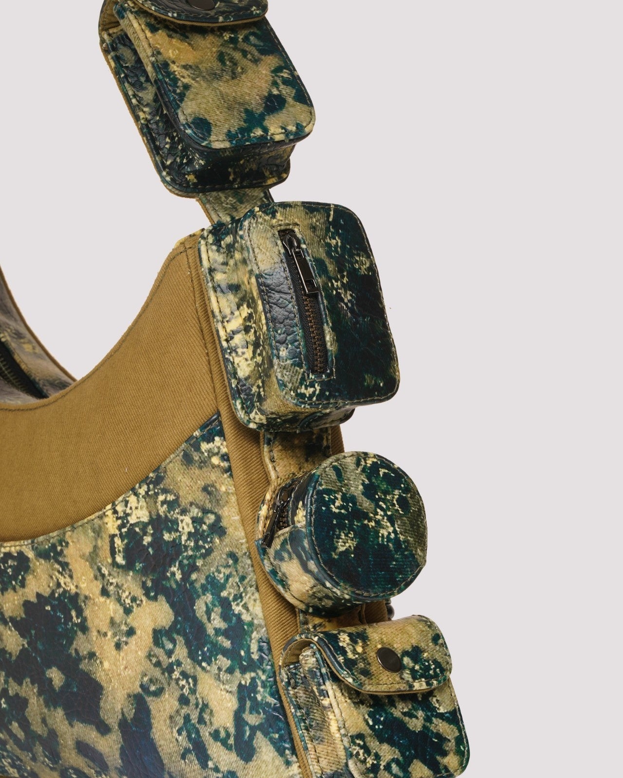 Muddled Cargo Bag - 4 Pocket Oxidised Olive - Fetti