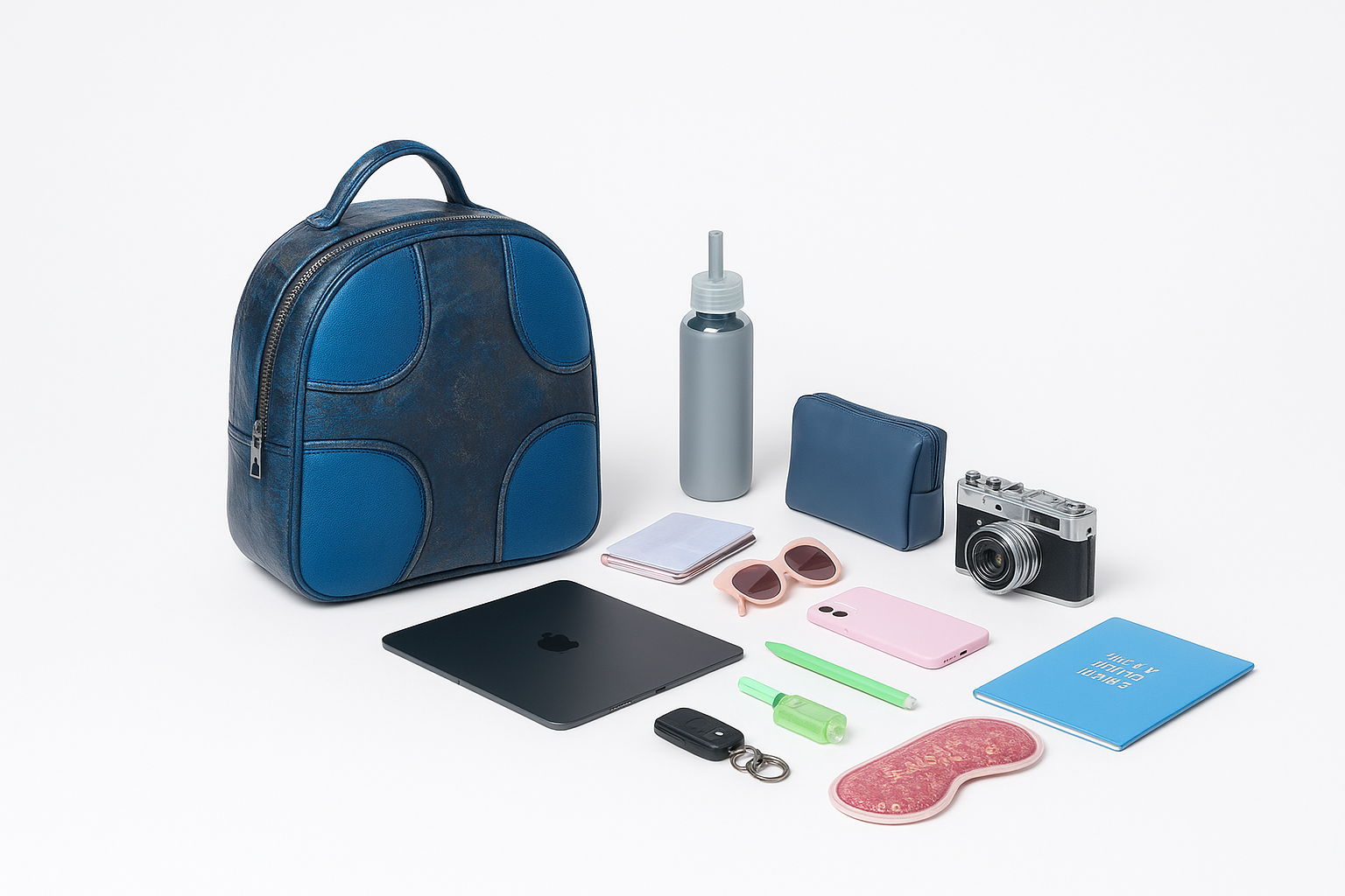 Muddled Knapsack - Cracked Indigo - Fetti