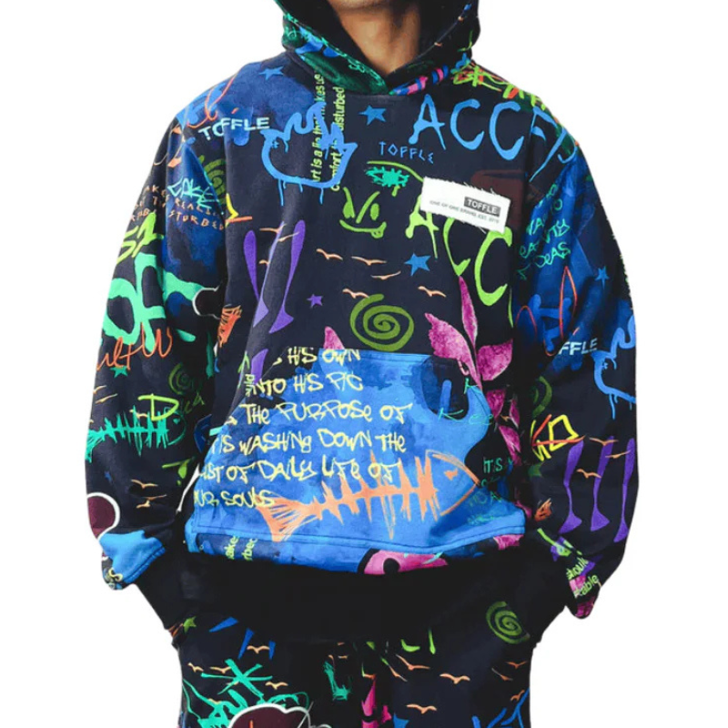 Grafiti Black Hoodie