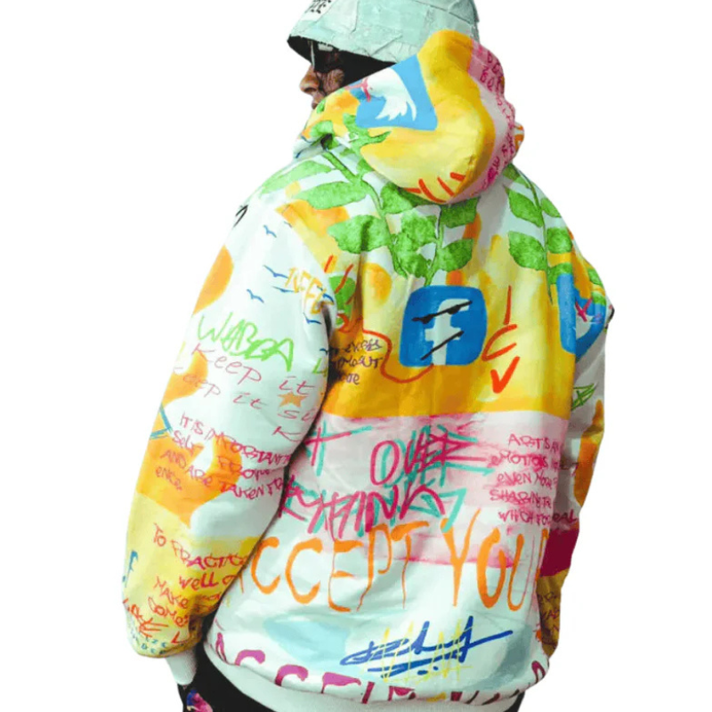 Garfiti White Hoodie