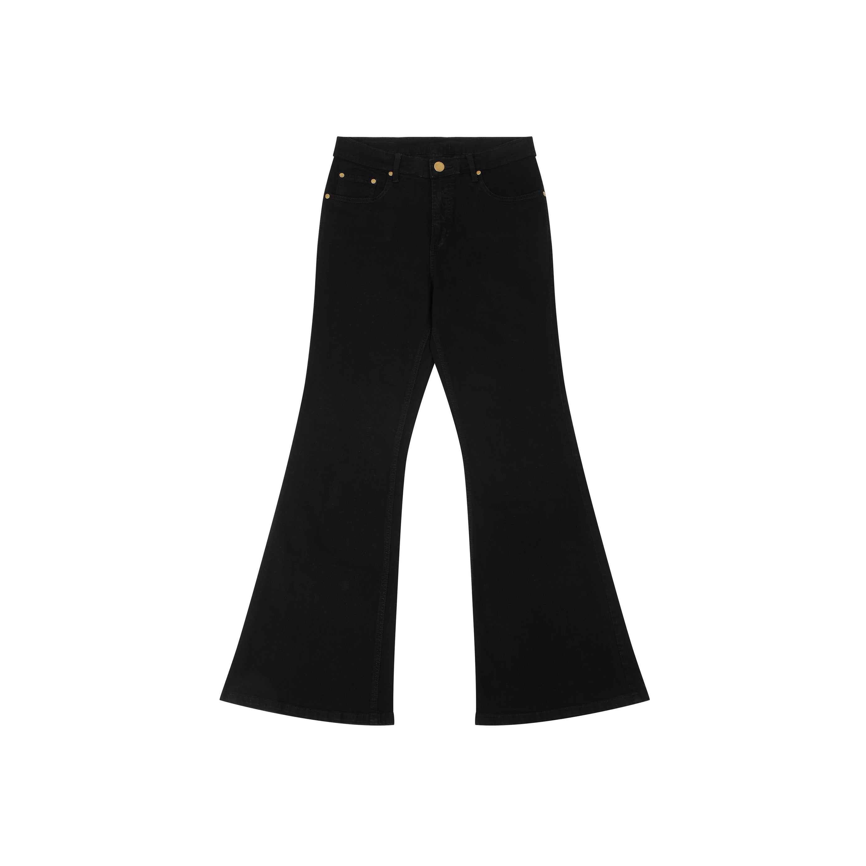 BOOTLEG DENIM BLACK WOMEN'S JEANS