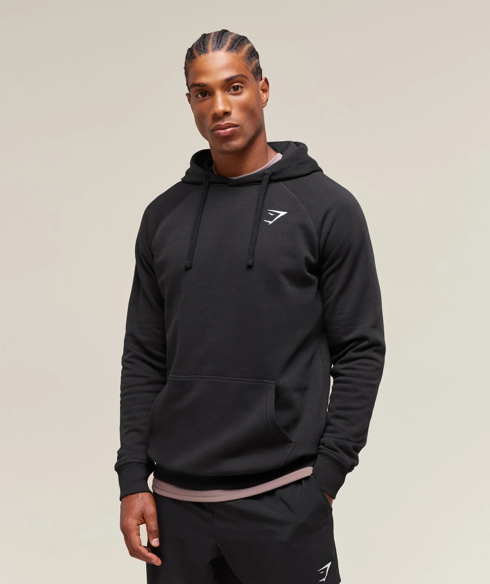 Gymshark Crest Hoodie - Black