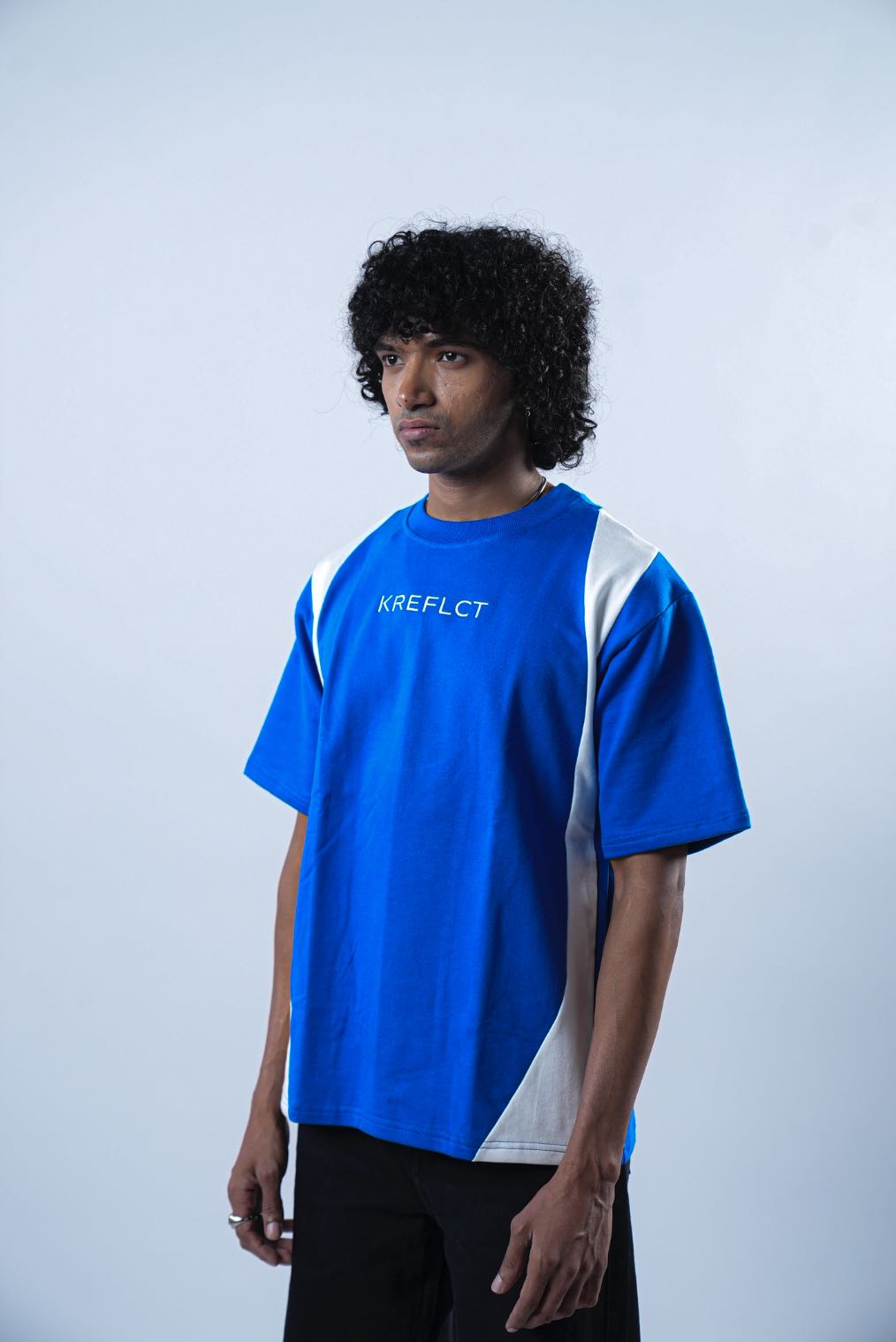 SPLITS TEE - BLUE