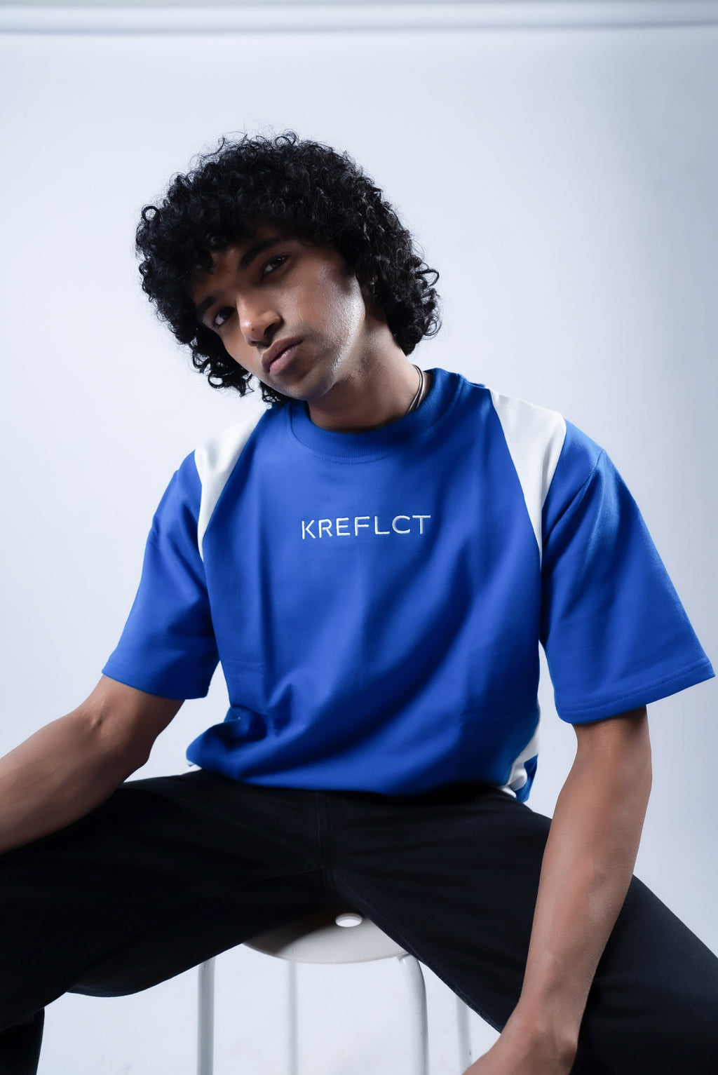 SPLITS TEE - BLUE