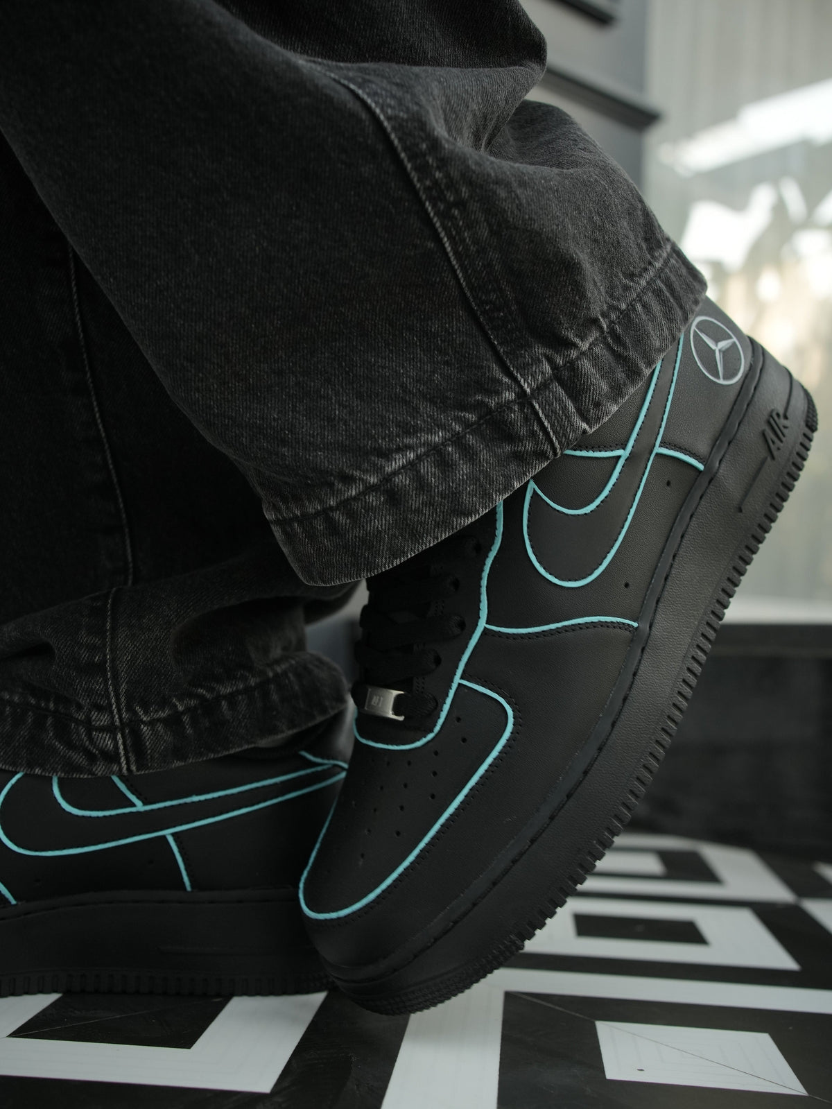 BLACK AMG AF1