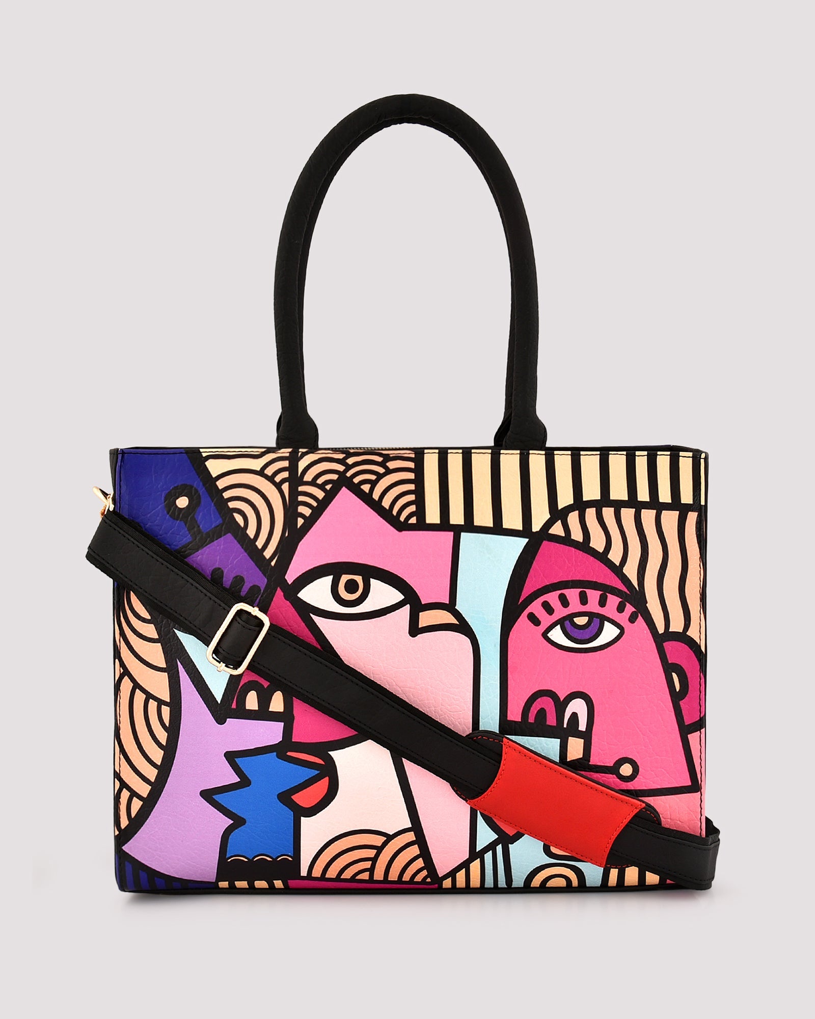 Fetti Faces Pink Tote Bag - Fetti