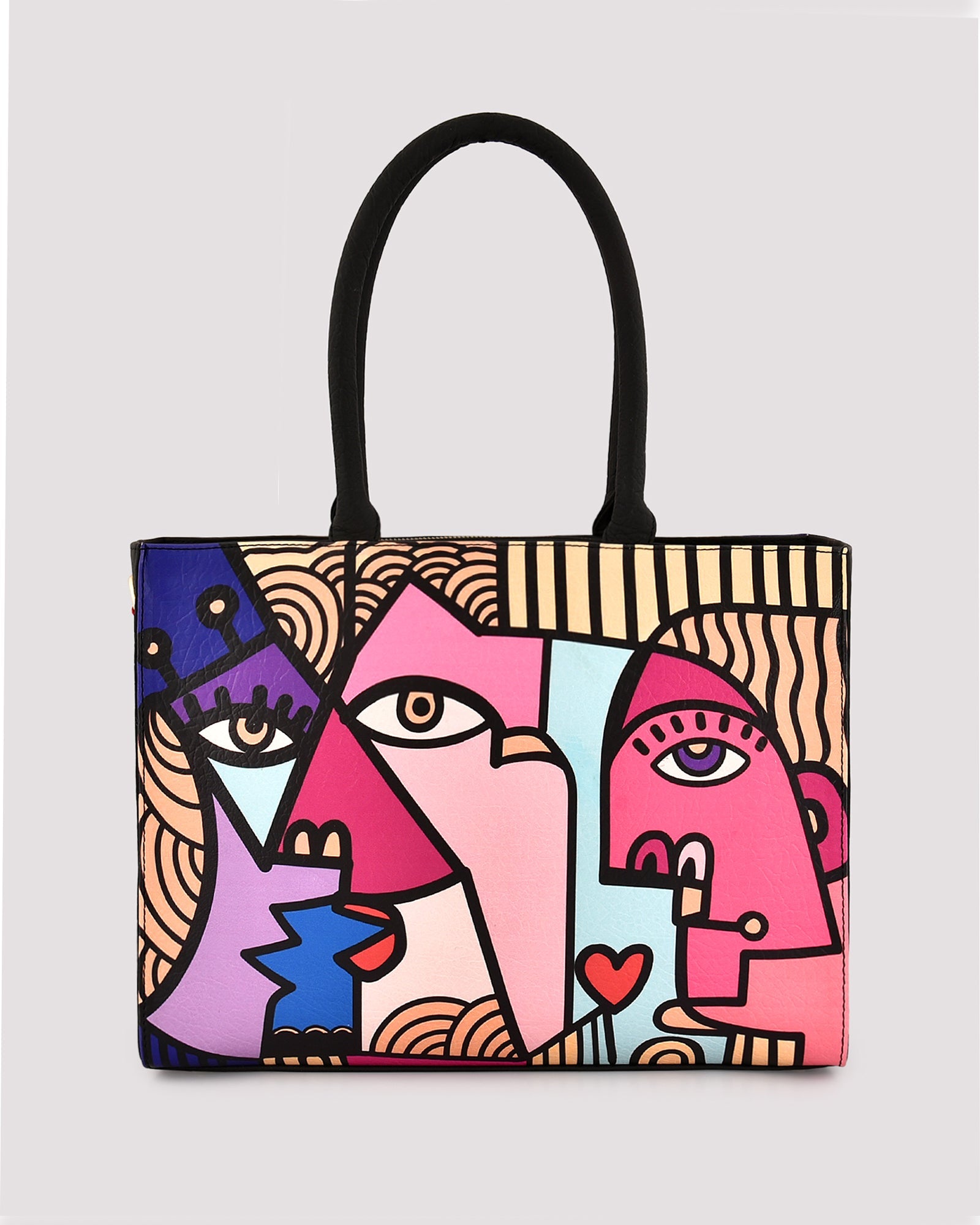 Fetti Faces Pink Tote Bag - Fetti