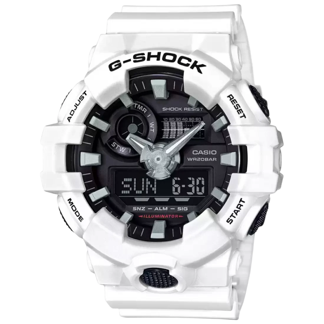 G-SHOCK White Analog-Digital - Men's Watch