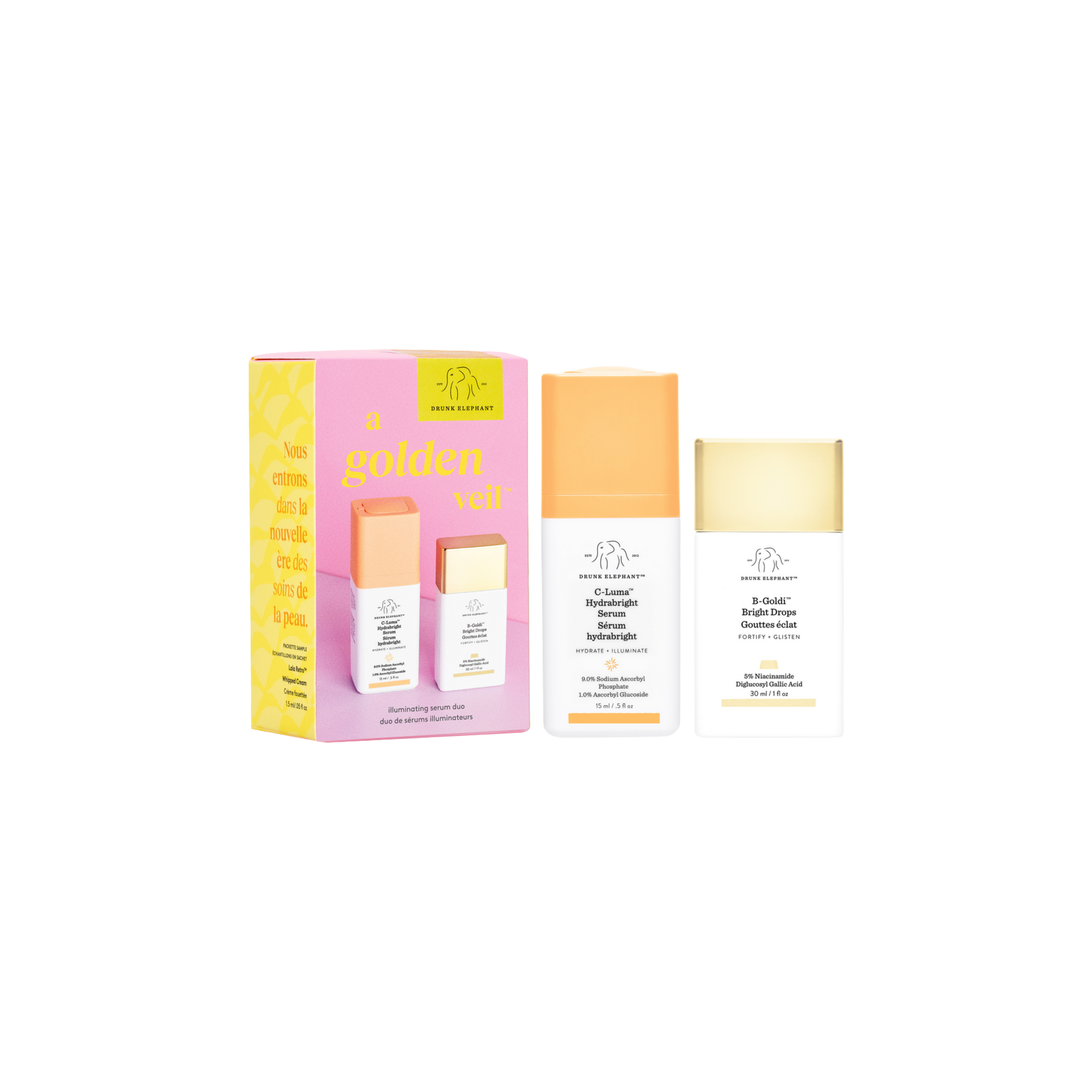 Drunk Elephant A Golden Veil Set